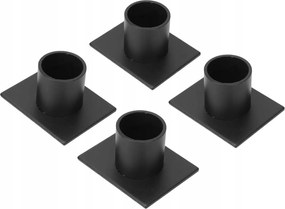 Gyertyatartó szett fém Loft dekoráció