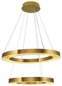 LED csillár kábelen JESI LED/140W/230V 3000K átmérő 100 cm bronz