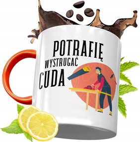 Narancssárga Bögre Asztalos Ácsoknak Ajándék fényképes nyomattal