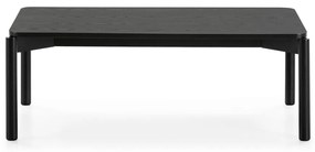 Atlas fekete dohányzóasztal, 110 x 60 cm - Teulat
