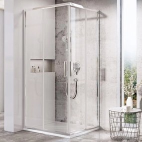 Ravak Blix zuhanykabin 90x90 cm négyzet alumínium fényes/átlátszó üveg X1LM70C00Z1