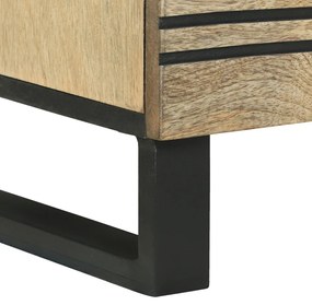 Fiókos szekrény – 80x33,5x75 cm, tömör mangófából készült