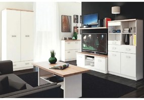 TV asztal TOPTY 2D típus 15, fehér