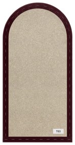 Kárpitozott panel - Íves - 30x80cm Szín: Tengerészkék