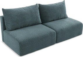 Türkiz kinyitható-tárolóhelyes kanapé 216 cm Kalena – Makamii