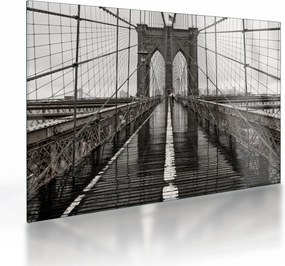 Üveg kép - Brooklyn híd (70x50 cm)