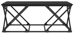 Dohányzóasztal Musta tammi 100 x 49 x 40 cm Faanyag