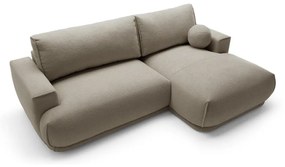 Sarokkanapé Dita mini (J) (szürkés bézs + fekete). 1100328