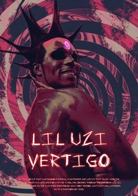 Poszter 21x30 cm Lil Uzi Vert rapper rap zene rajongónak