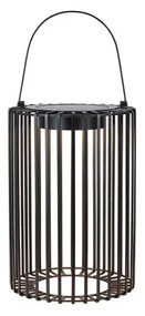 Fekete napelemes-USB kültéri LED lámpás (magasság 54 cm) Cavia – Markslöjd