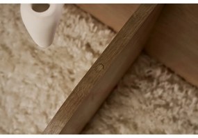 Aeris Sapphire Oak dohányzóasztal sötét üveggel