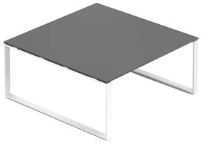 Creator tárgyalóasztal 160 x 160 cm, fehér alap, antracit