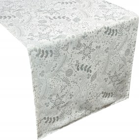 Foltálló Futópad Karácsonyi Szenteste Szürke Fagyöngy 40x180 cm