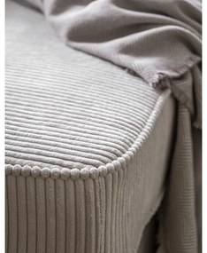 Bézs kordbársony heverő (jobb oldali) Chic Charlotte – Miuform