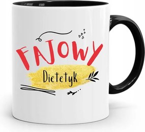 Dietetikus Dietetikusoknak Fekete Ajándék Bögre fényképes nyomtatással