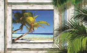 Fotótapéta - Strand, tenger, homok (152,5x104 cm)