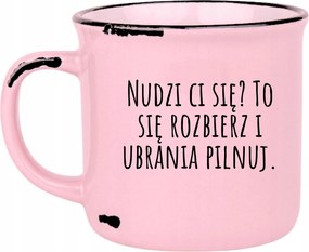 Bögre Rózsaszín Retro Anyák Napja Vetkőzz Le És Vigyázz A Ruhákra