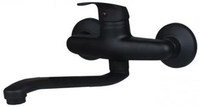 Yoka Aola fali mosogató / mosdó csaptelep - fekete