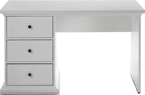 PC asztal, fehér, PARIS 77821