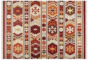 Színes kilim gyapjúszőnyeg 200 x 300 cm AYGAVAN Beliani