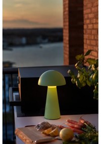 Zöld LED asztali lámpa távirányítóval (magasság 28 cm) Sam – Sirius