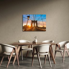 Kép - Brooklyn, híd, Manhattan, New York (70x50 cm)