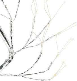 Aigostar - LED karácsonyi dekoráció 108xLED/3xAA/8 funkciós 45cm meleg fehér