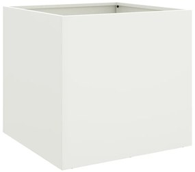 vidaXL 2 db fehér acél növénytartó 42 x 40 x 39 cm