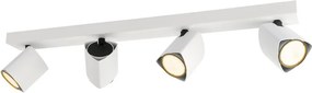 Italux modern spot lámpa merusa fehér fekete itxspl-31970-4b-wh