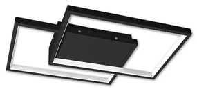 Dimmelhető LED mennyezeti lámpatest LED/45W/230V 3000-6500K fekete + távirányító