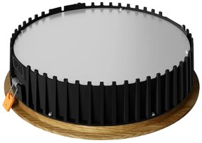 APLED - LED Lámpa RONDO WOODLINE LED/18W/230V 4000K átm. 26 cm tölgy tömör fa