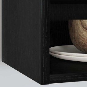 Függő szekrény Riga Musta tammi 40 x 29,5 x 60 cm Faanyag