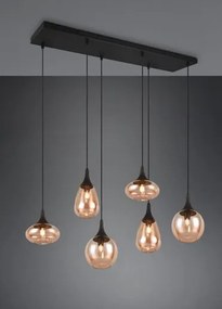 Világítás Trio Lumina 93x34 cm fém fekete matt TR317000613