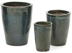 Terrakotta virágcserép készlet 3 db-os ø 47 cm Rotja – Kave Home