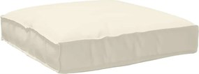 vidaXL Párna Krém 80 x 80 x 12 cm Oxford Szövet