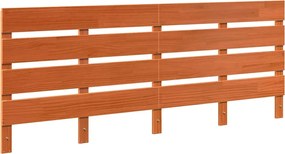 vidaXL Fejtámla Faggyú barna 200,5 x 3 x 80 cm Tömör fenyőfa