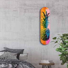 Ananas üvegkép, 20×80 cm