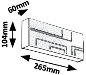 Rabalux 8873 - LED Kültéri fali lámpa MARIBOR LED/12W/230V IP65