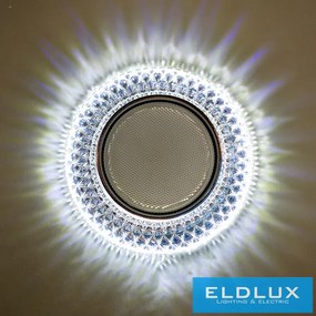 ELDLUX LUXOR süllyesztett lámpatest LED 5W CW + GX53 króm