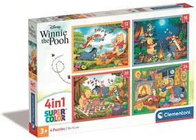 Disney Micimackó Fun Days Forever 4 az 1-ben puzzle Clementoni