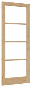 Belső Ajtó Üveggel ORKDAL Barna 83 x 211 cm