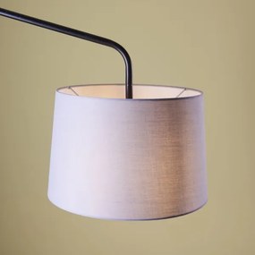 Endon 79380 - Fali lámpa CARLSON 1xE27/40W/230V szürke/fekete