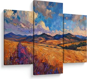 Kép - Olajfestmény tájkép (90x60 cm)