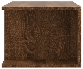 barna tölgy színű LED-es TV-szekrény 90 x 39 x 30 cm