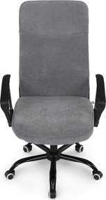KA-W3109 szürke szövet irodai szék hinta mechanizmussal
