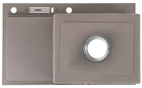 Dahlia IV rozsdamentes mosogató