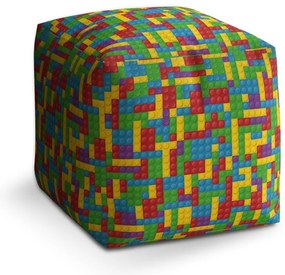 Cube zsámoly színes építőkészlet, színes