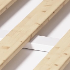 Fehér házikó alakú bükkfa gyerekágy 70x140 cm Maralis – Kave Home