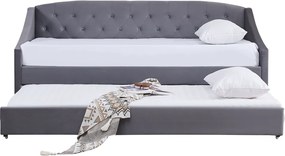 Kihúzható ágy, szürke, ALODA