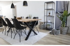 Oslo étkezőszék ecobőr fekete